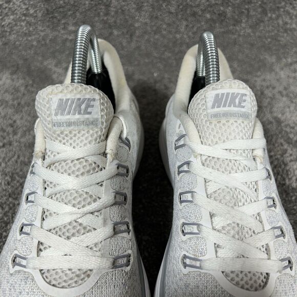 Nike Free RN Distance 827116-100 Women’s Size 8.5 Gray Running Shoes Used - Picture 4 of 13